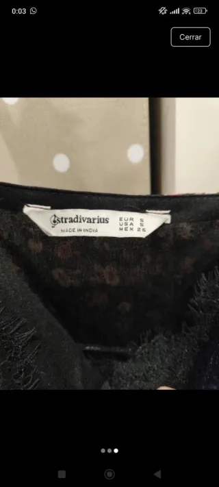 Vestido flores Stradivarius