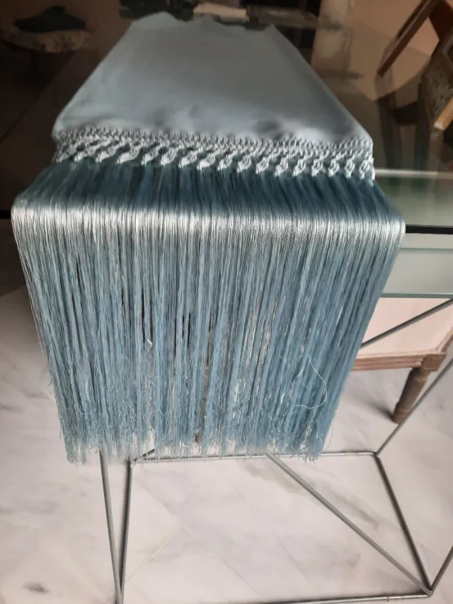 Foulard flecos hechos a mano