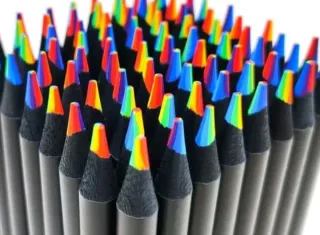 20 Matite colorate arcobaleno