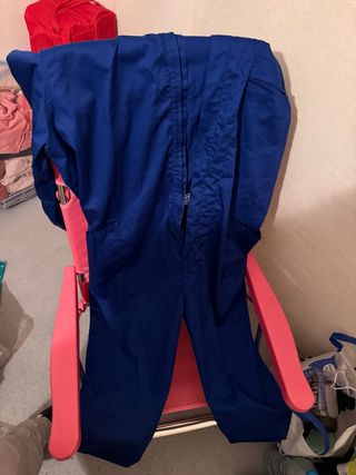 Mono de trabajo azul talla grande