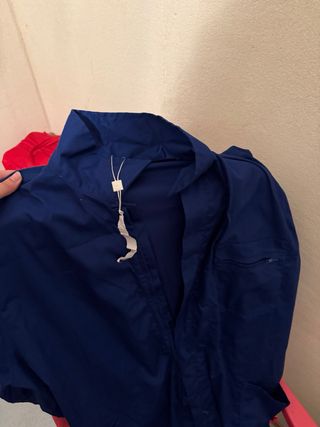 Mono de trabajo azul talla grande