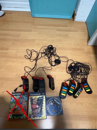 Juegos Buzz! PlayStation 2 con mandos