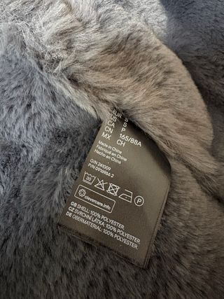 Chaqueta efecto ante y pelo H&M