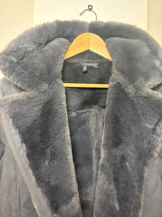 Chaqueta efecto ante y pelo H&M
