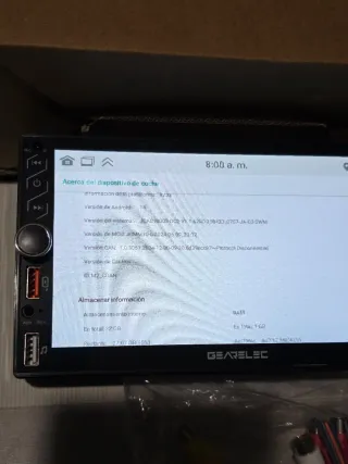 Pantalla Coche 2 Din 7" Android 14 con Carplay