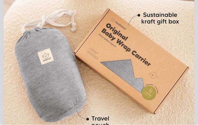 Portabebés KeaBabies 100% Original Gris