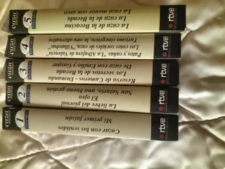 Lote 5 cintas VHS Caza Menor Jara y Sedal