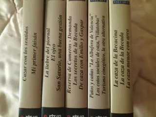 Lote 5 cintas VHS Caza Menor Jara y Sedal