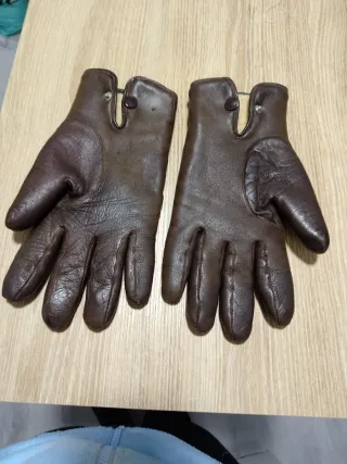 Guantes de caballero de piel