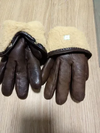 Guantes de caballero de piel