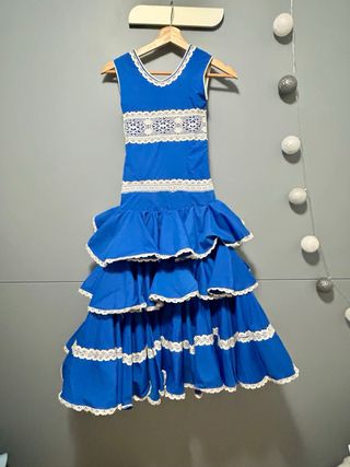 Vestido Flamenca Niña 5 Años + Torerita