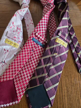 Tre Cravatte in Seta