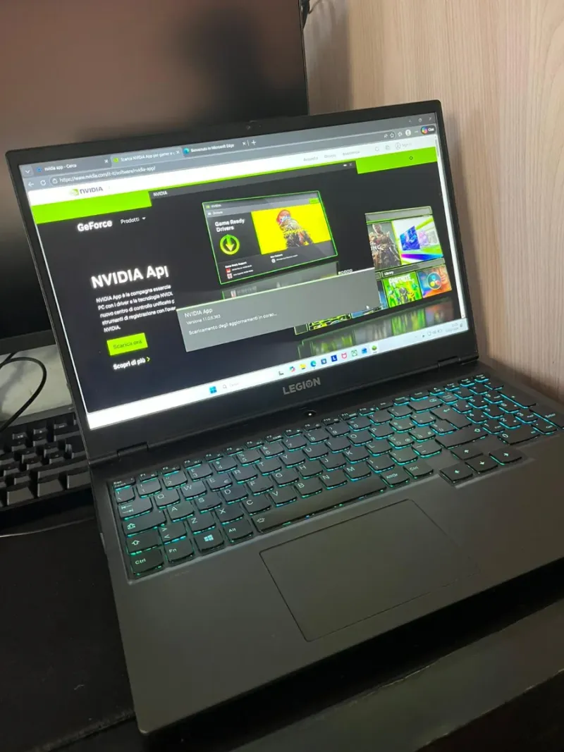 Laptop Gaming Lenovo Legion 5 Negro afbeelding 2