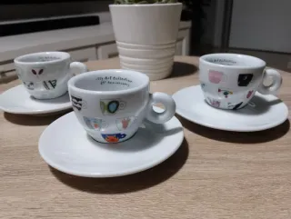 Set 3 Tazzine caffè espresso Illy Art Collection