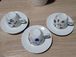 Set 3 Tazzine caffè espresso Illy Art Collection