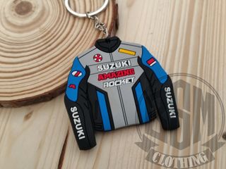 Portachiavi Giacca Suzuki Amazing Rocket blu