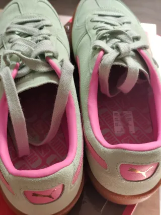 Zapatillas Puma Verde y Rosa unisex
