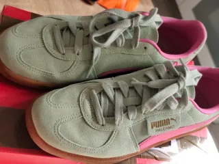 Zapatillas Puma Verde y Rosa unisex