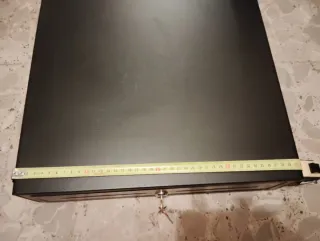 Cajón Portamonedas Negro con  2 Llaves