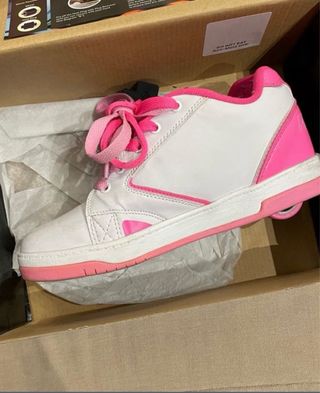 Zapatillas Heelys rosas y blancas