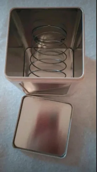 Set 3 portasalviettine metallo nuovi