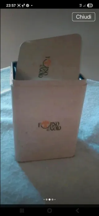 Set 3 portasalviettine metallo nuovi