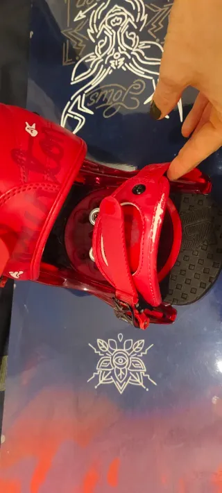 Fijaciones Snowboard Burton Rojas talla M