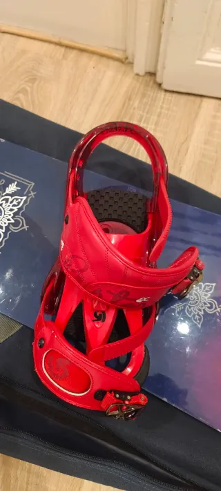 Fijaciones Snowboard Burton Rojas talla M