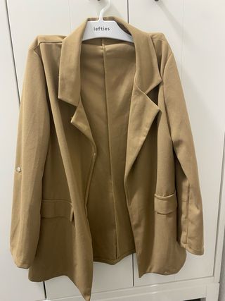 Blazer beige/marrón