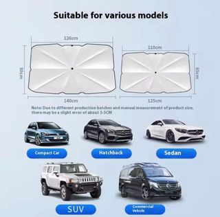 Parasol para Coche Plegable Tipo Paraguas – Protec