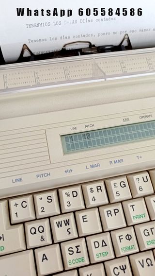 Máquina de escribir Brother AX-140