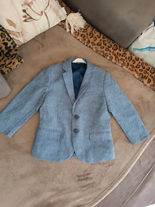 Giacca bimbo H&M azzurra 2 bottoni