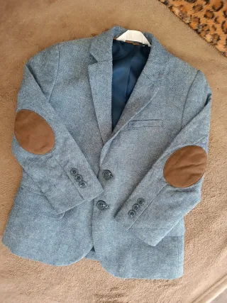 Giacca bimbo H&M azzurra 2 bottoni