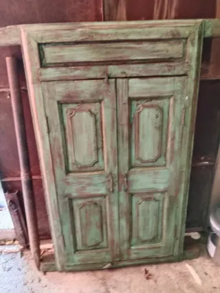 Ventanal antiguo madera