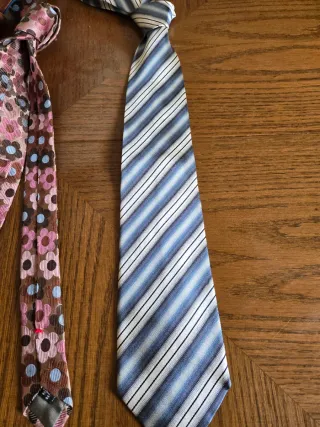 Tre Cravatte Seta Multicolor