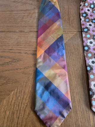 Tre Cravatte Seta Multicolor