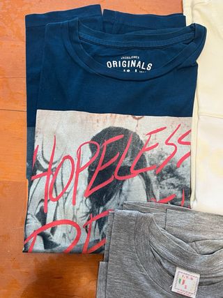 Lote 3 Camisetas Talla S Reebok Jack Jones Etc
