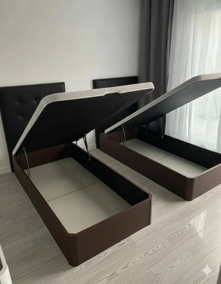 Canapé , colchón, Cabecero, Somier, Base tapizada