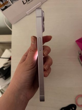 iPhone 14 128GB Malva + batería nueva+ garantía