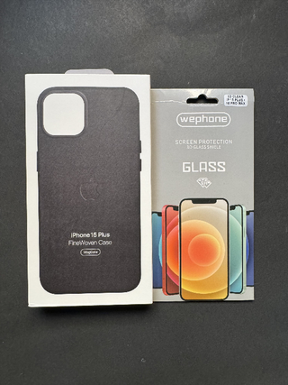 Custodia iPhone 15 Plus Intrecciata Sottile Nuova 1