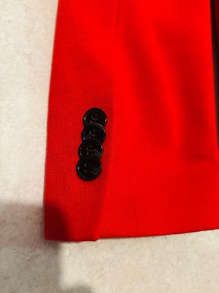 Americana Zara Man Roja Talla 40