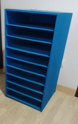 Mueble Estantería Azul