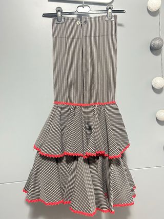 Traje de amazona niña (5 años)falda flamenca