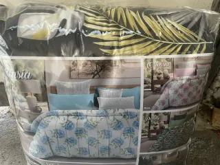 Trapuntino matrimoniale fantasia floreale