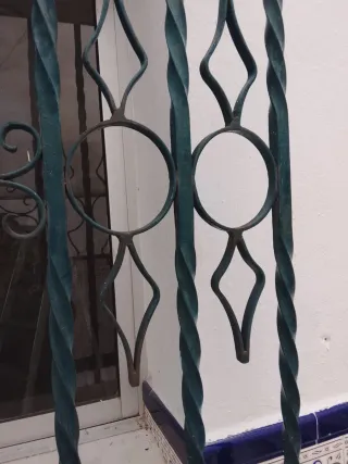 2 Rejas de forja artesanal