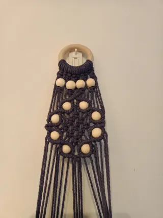 Colgador macramé para plantas