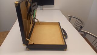 Valigetta 24 ore pelle marrone con serrature