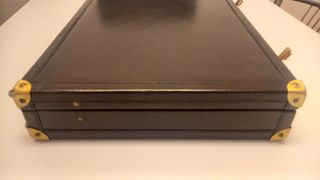 Valigetta 24 ore pelle marrone con serrature