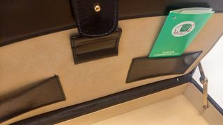 Valigetta 24 ore pelle marrone con serrature