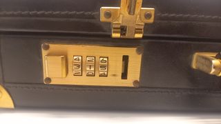 Valigetta 24 ore pelle marrone con serrature